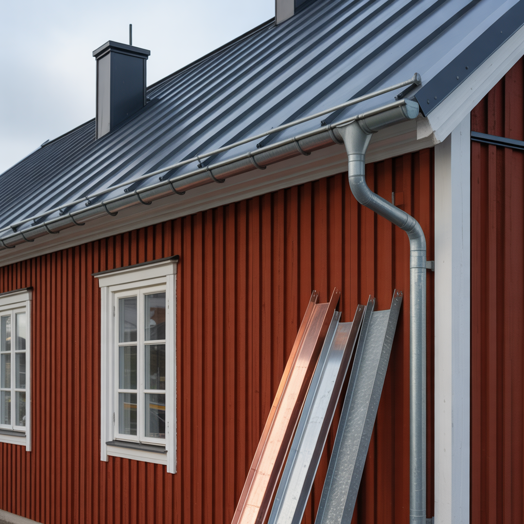 byte av hangrannor kostnad per meter och materialval