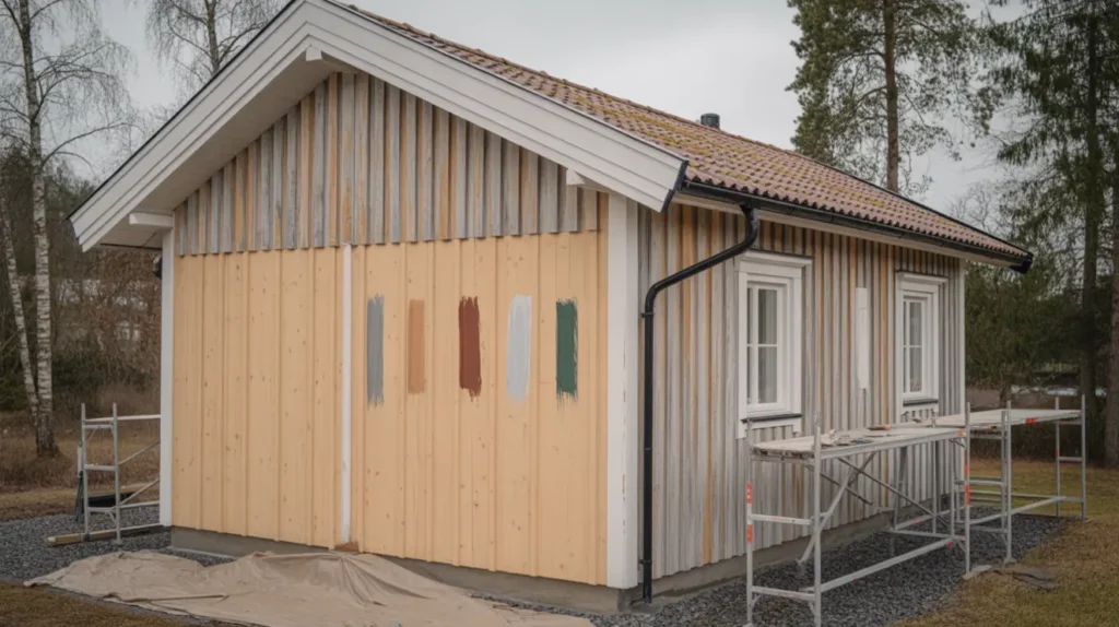 byta panel och m la tr fasad kostnad per m f rgval och steg f r steg till en slitstark fasad