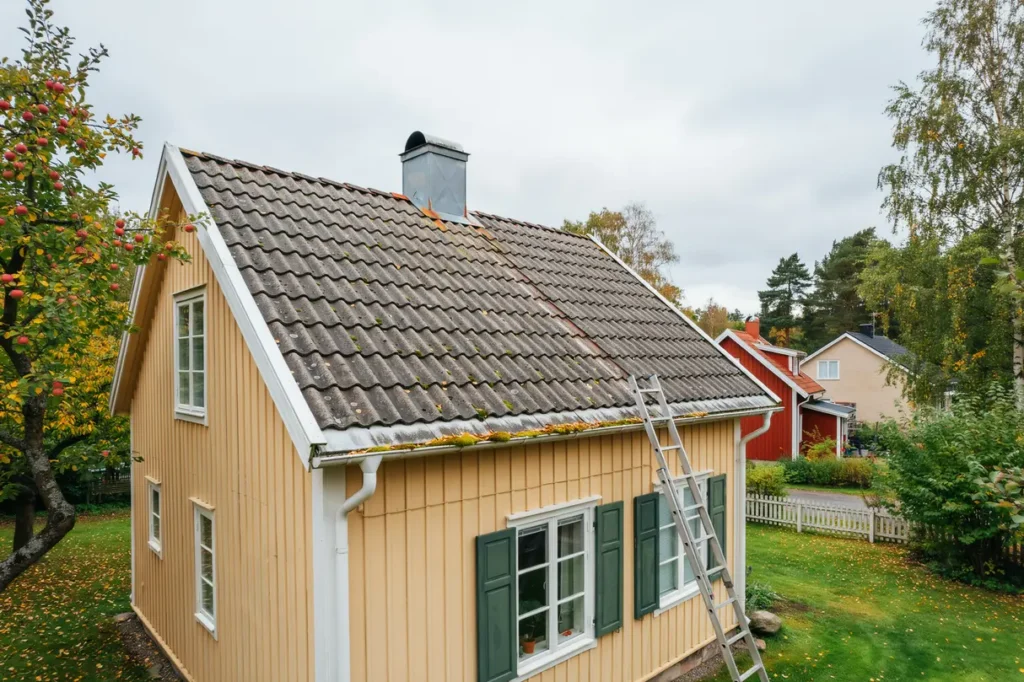 september p taket smart checklista inf r h stens bl st regn och fallande l v